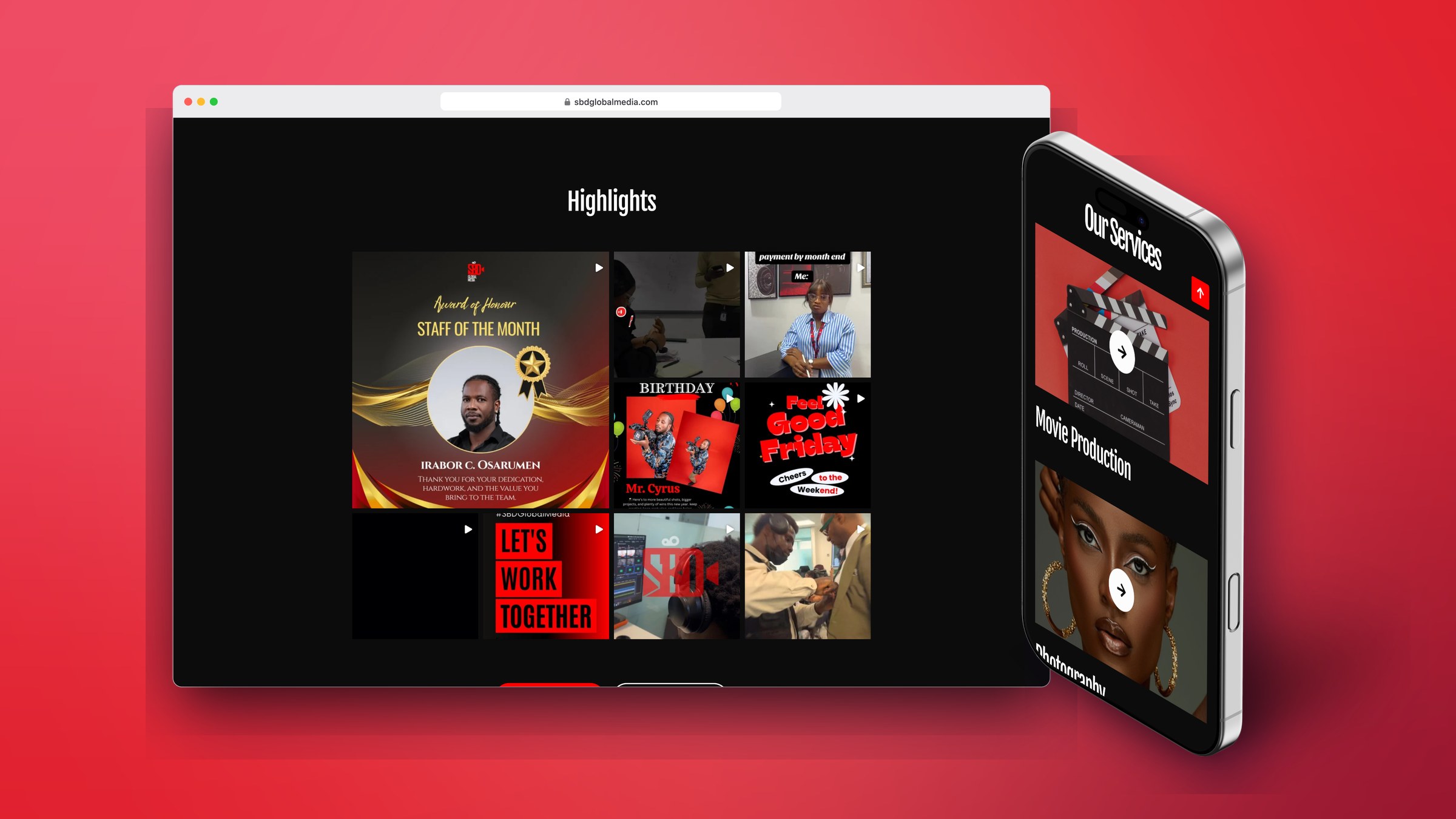 SBD Global Media: production house platform