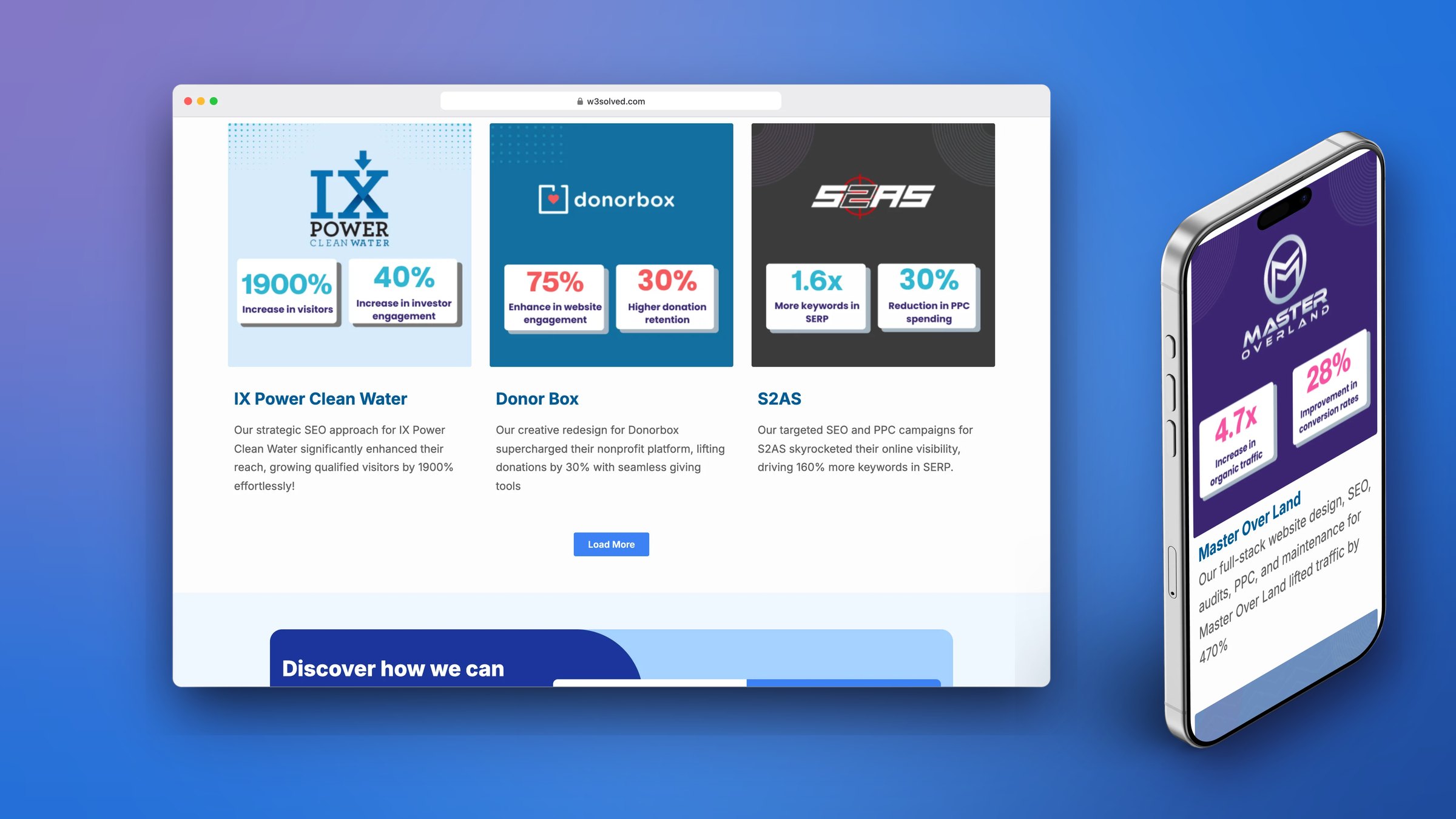 W3 Solved: logo and UI redesign
